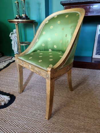 Jacob Desmalter, Superbe Chaise Estampillée d'époque Empire.