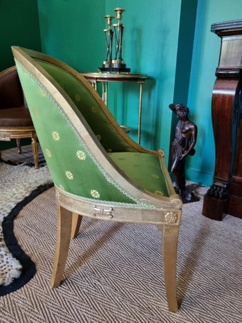 Jacob Desmalter, Superbe Chaise Estampillée d'époque Empire.