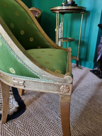 Jacob Desmalter, Superbe Chaise Estampillée d'époque Empire.