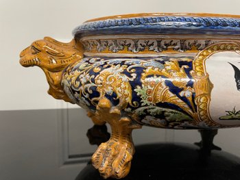 Ulysse à Blois - Importante Fioriera In Terracotta Del Rinascimento Di Blois