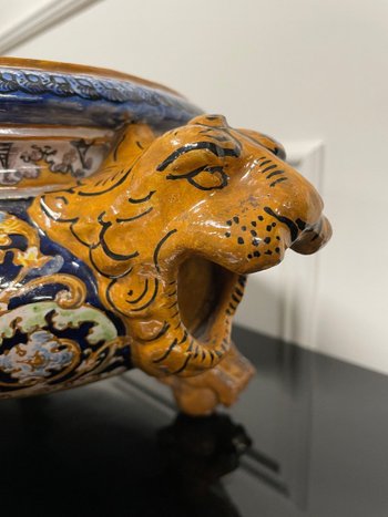 Ulysse à Blois - Importante Fioriera In Terracotta Del Rinascimento Di Blois