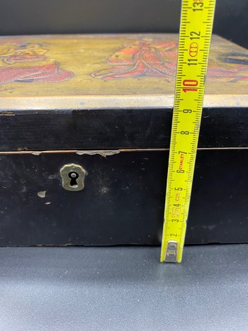 SCATOLA BÉCO LEGNO LACCATO GIAPPONE