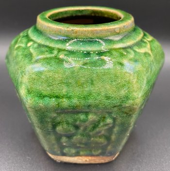 PETIT VASE CHINOIS TERRE VERNISSÉE 