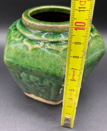 PETIT VASE CHINOIS TERRE VERNISSÉE 