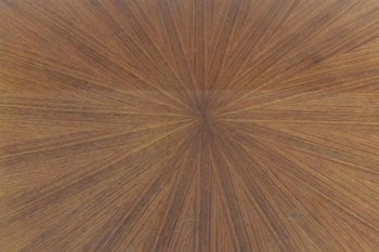 Tavolo con piedistallo Art Déco anni '30 in vetro di palissandro
