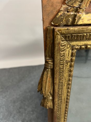 Specchio al mercurio neoclassico del periodo Luigi XVI
