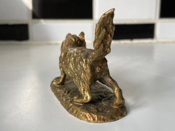 Piccolo gatto Fratin in bronzo