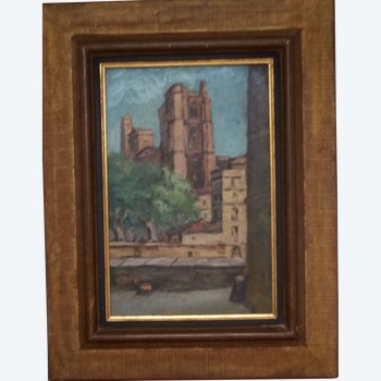 Lepreux Albert ( 1868.1959 ) view of Narbonne