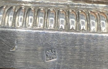COPPIA DI TORCE D'ARGENTO