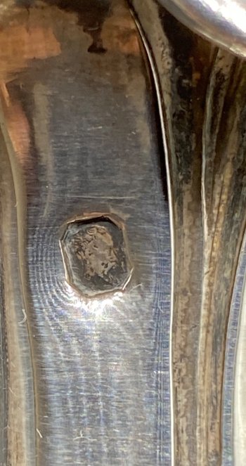 COPPIA DI TORCE D'ARGENTO