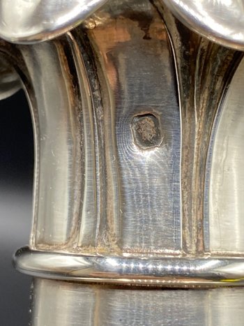 COPPIA DI TORCE D'ARGENTO