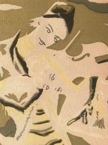 Großes bedrucktes Leinwandbild Ballet de troubadours signiert andrémichel