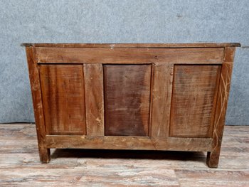  Cassettone ad arco di epoca Luigi XIV in noce 1720 ca.