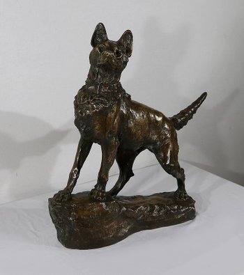 Important Bronze « Le Berger » de T-F. Cartier – Début XXe