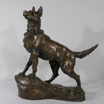 Important Bronze « Le Berger » de T-F. Cartier – Début XXe