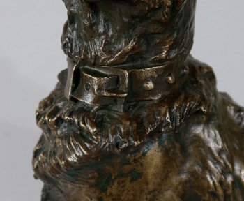 Important Bronze « Le Berger » de T-F. Cartier – Début XXe