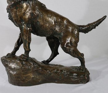 Important Bronze « Le Berger » de T-F. Cartier – Début XXe