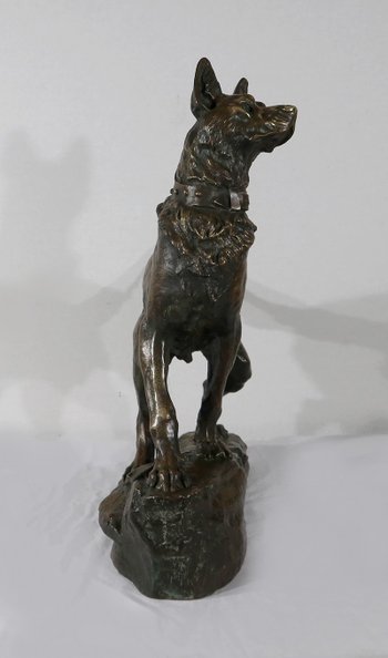 Important Bronze « Le Berger » de T-F. Cartier – Début XXe