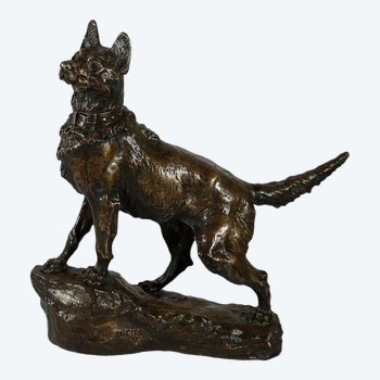 Wichtige Bronze "Der Hirte" von T-F. Cartier - Anfang 20.