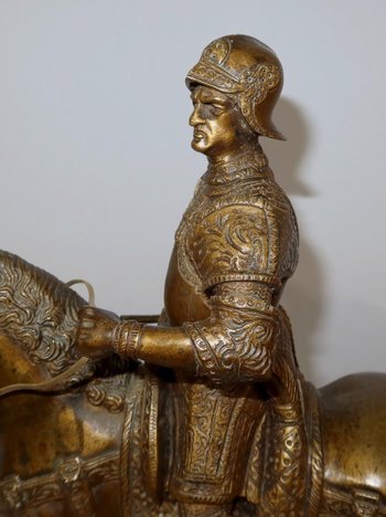 Bronze " The Colleone " after Verrocchio - End of XIXth century