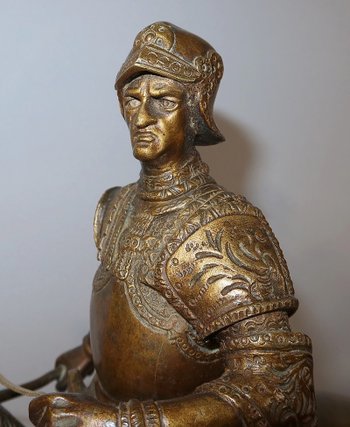 Bronze " The Colleone " after Verrocchio - End of XIXth century