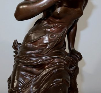 Bronzo "La Source", di M. Moreau - Metà del XIX secolo