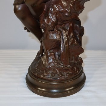 Bronzo "La Source", di M. Moreau - Metà del XIX secolo