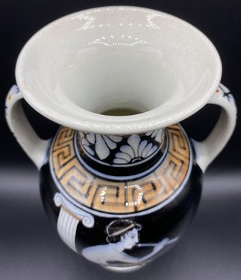VASO GRECO IN CERAMICA SMALTATA