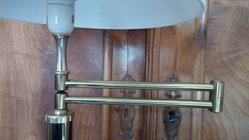 Articulated reading lamp circa 1980