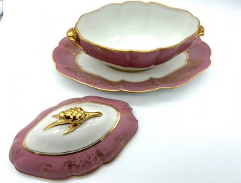 Ancienne saucière porcelaine de Paris Ed honoré Paris 19eme