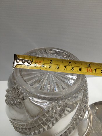 BACCARAT cookie jar around 1900