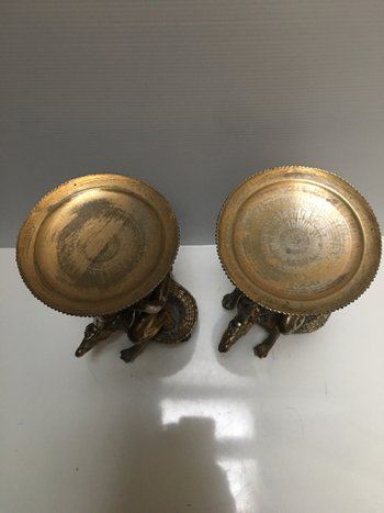 Due putti in bronzo della fine del Settecento