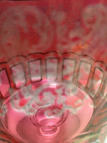 Pair of BOHEMIAN crystal vase