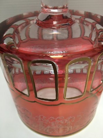 Pair of BOHEMIAN crystal vase