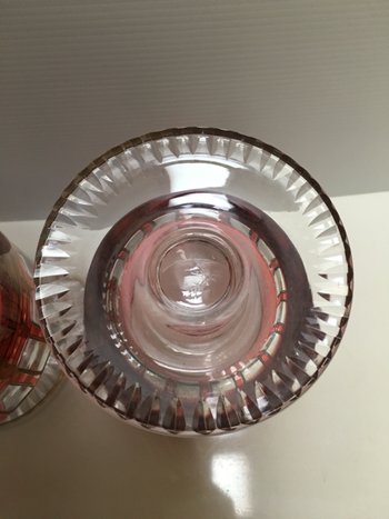 Pair of BOHEMIAN crystal vase