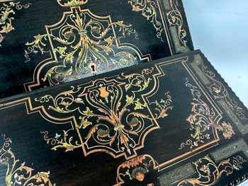 Boulle marquetry writing desk, Napoleon III