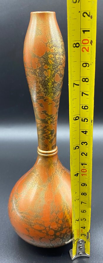 JAPANESE PATINATED BRONZE SOLIFLORE