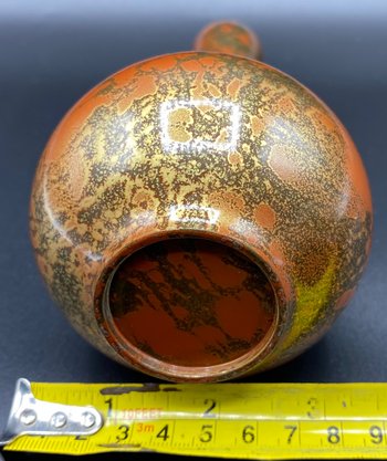 JAPANESE PATINATED BRONZE SOLIFLORE