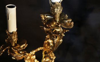 Paire d'appliques Louis XV Epoque XVIIIème siècle 