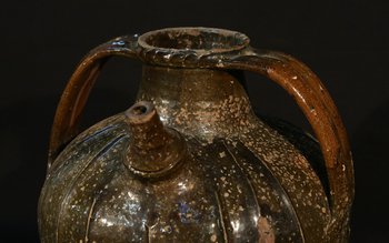 Brocca in terracotta smaltata, XVIII secolo