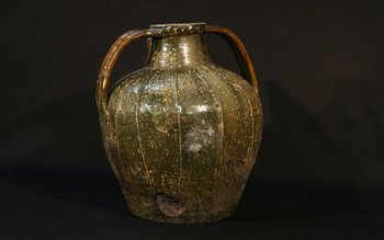 Brocca in terracotta smaltata, XVIII secolo