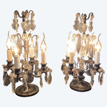 coppia di candelabri