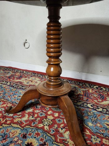Table guéridon en acajou Louis Philippe