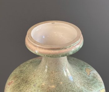 Manifattura Nationale De Sèvres, Vaso in Porcellana Cristallizzazione Periodo Art Nouveau