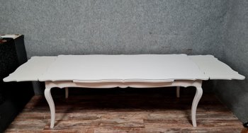 Table (300cm) Louis XV style rocaille in lacquered wood circa 1950