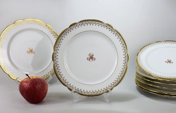 Servizio da dessert in porcellana di Parigi. XIX