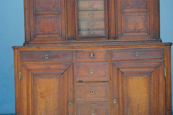 Large Furniture Liégeois De Sachristie XVIIIth In Oak