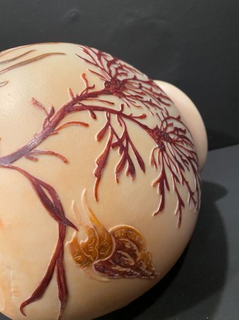 Important vase de Legras