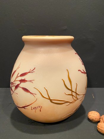 Important vase de Legras