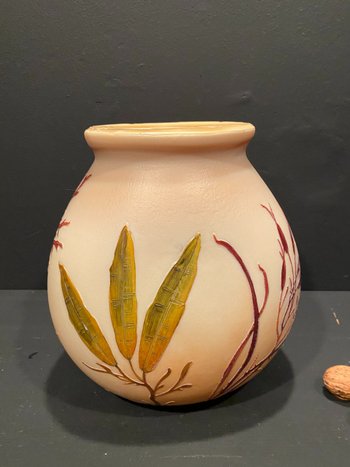 Important vase de Legras
